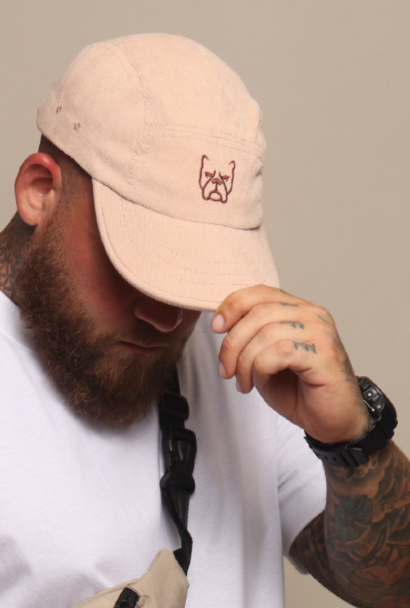 FIVE PANEL COTELÊ BEGE